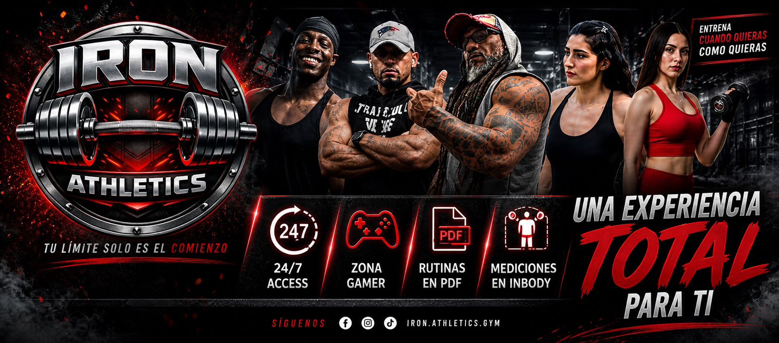 Promociones y equipo IRON ATHLETICS